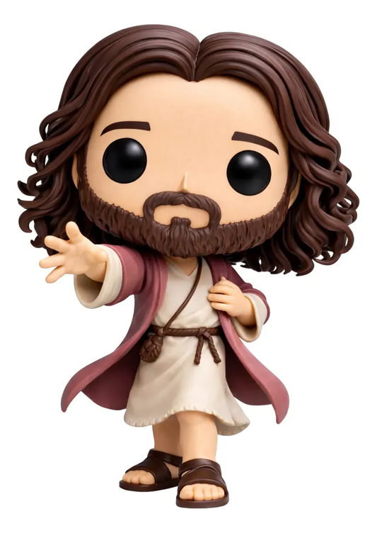 Jesus The Chosen Boneco Personalizado em 3D Estilo Pop