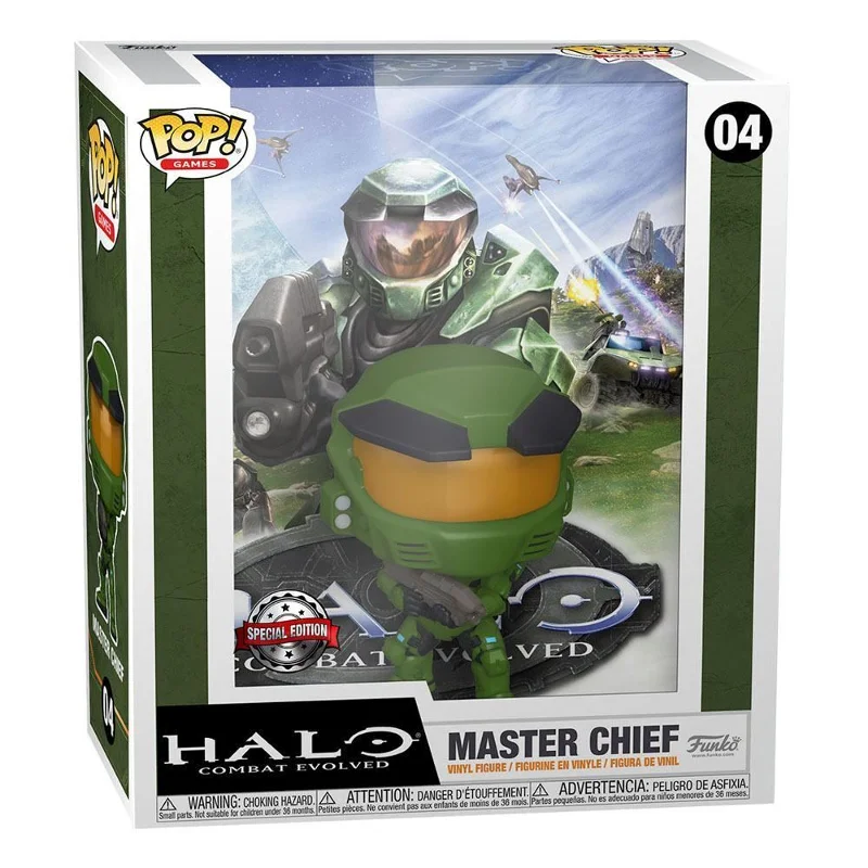 FUNKO POP GAME COVER HALO EXCLUSIVE - MASTER CHIEF