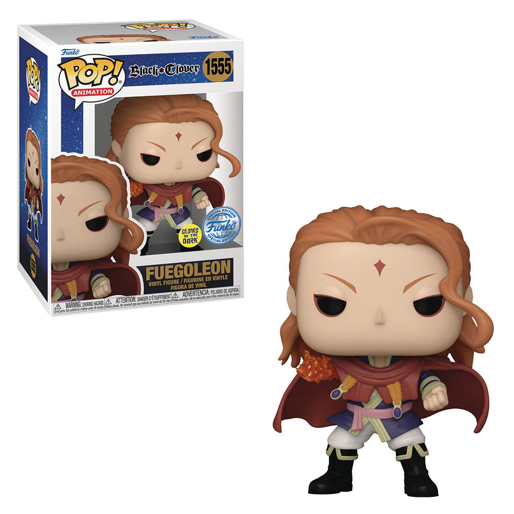 FUNKO POP BLACK CLOVER S2 FUEGOLEON GLOW *EX* 1555