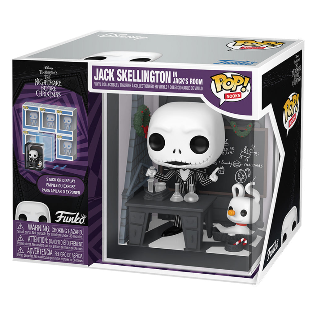 FUNKO POP NOOKS DISNEY TNBC JACK SKELLINGTON IN ROOM 90377