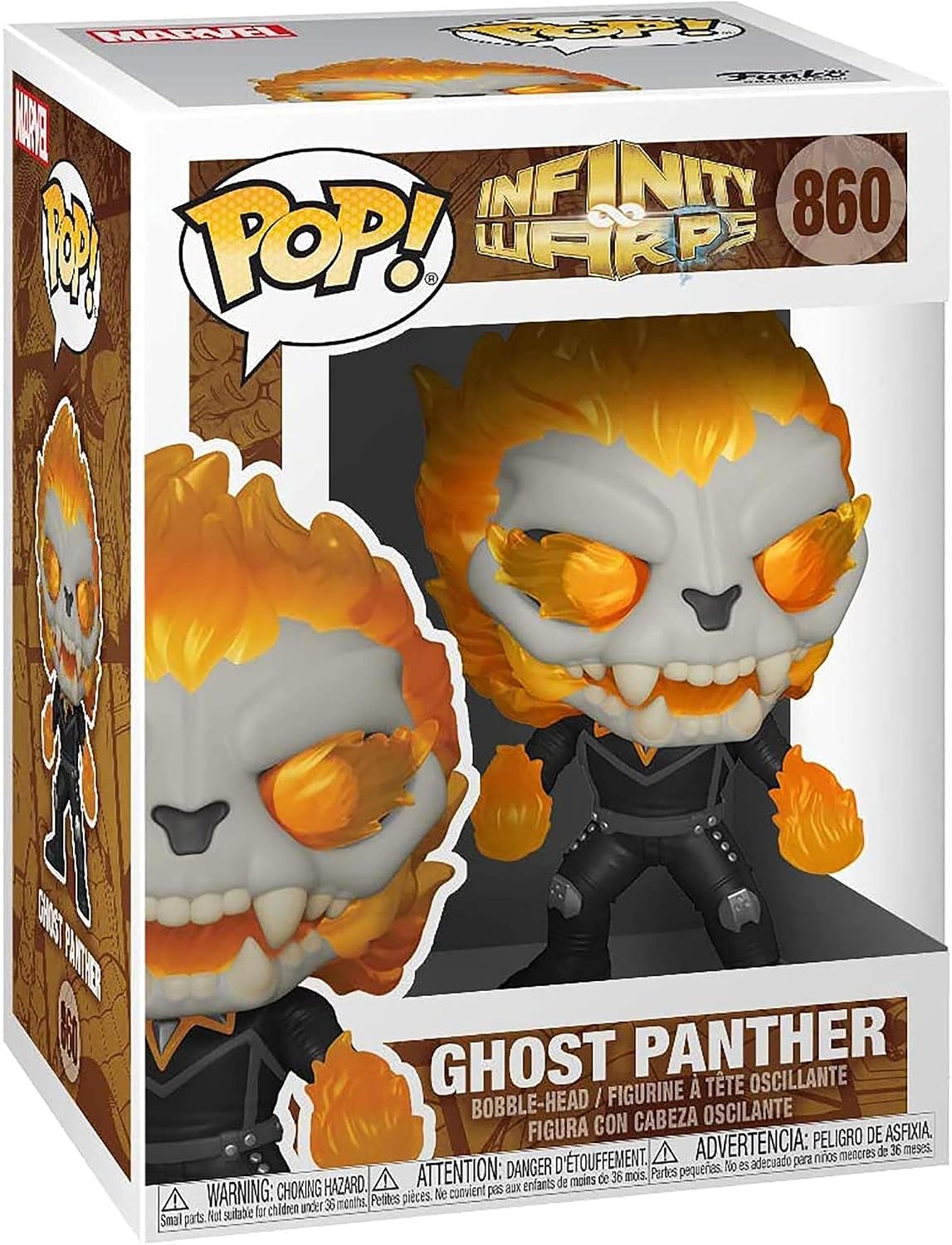 FUNKO POP MARVEL INFINITY WARPS - GHOST PANTHER 860