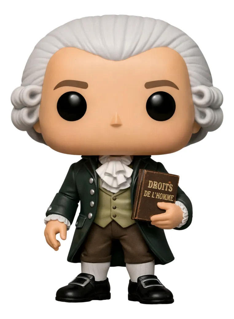 Maximilien de Robespierre Personalizado em 3D Estilo Pop