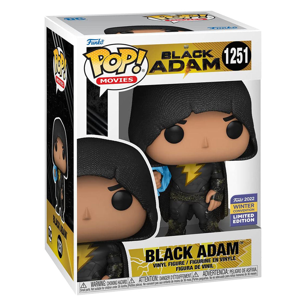 FUNKO POP MOVIES BLACK ADAM WINTER CONVENTION 2022 - BLACK ADAM 1251