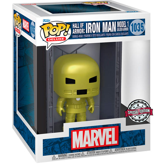 FUNKO POP MARVEL IRON MAN EXCLUSIVE - HALL OF ARMOR 1035 (DELUXE)