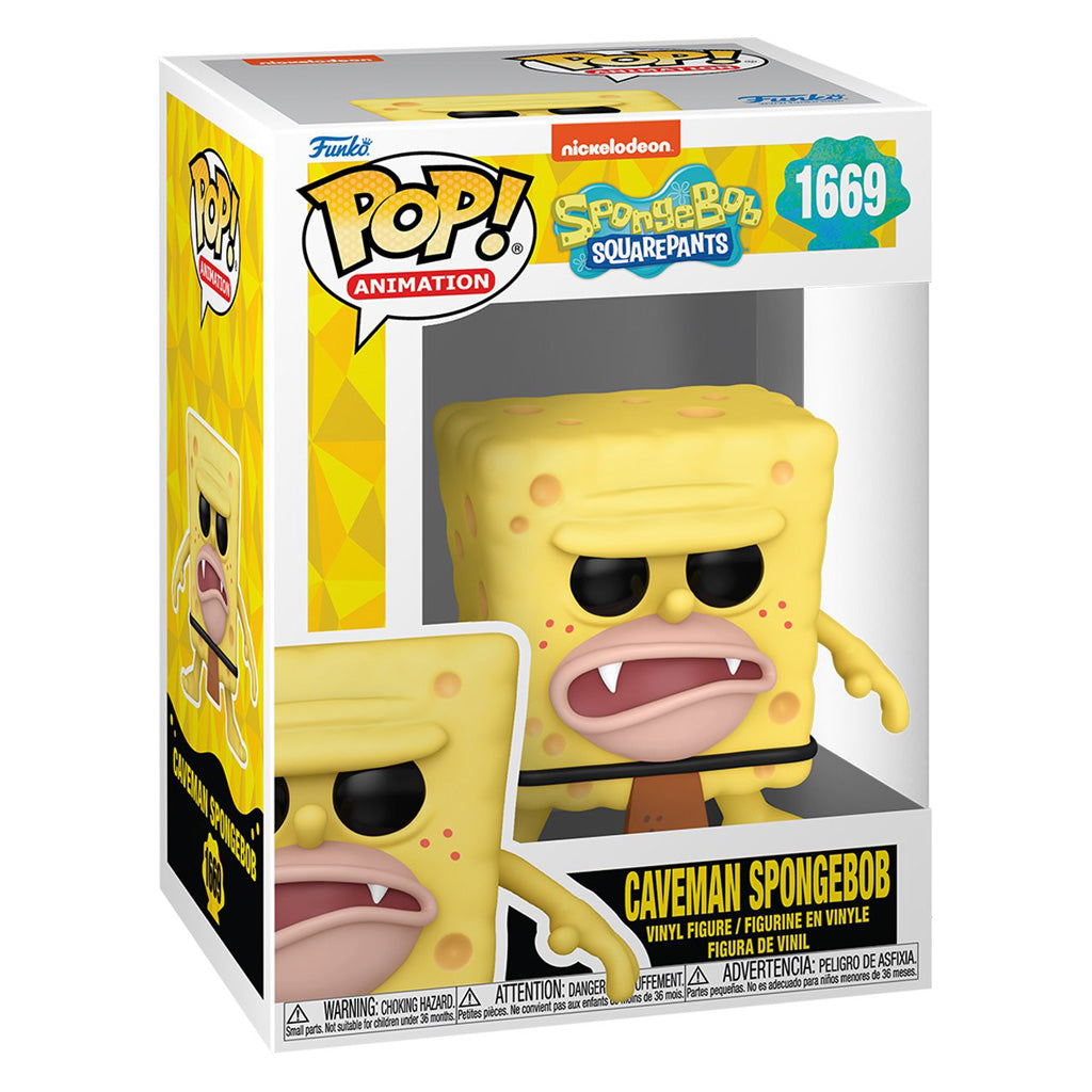 FUNKO POP SPONGEBOB 25TH SPONGBOB CAVEMAN 1669