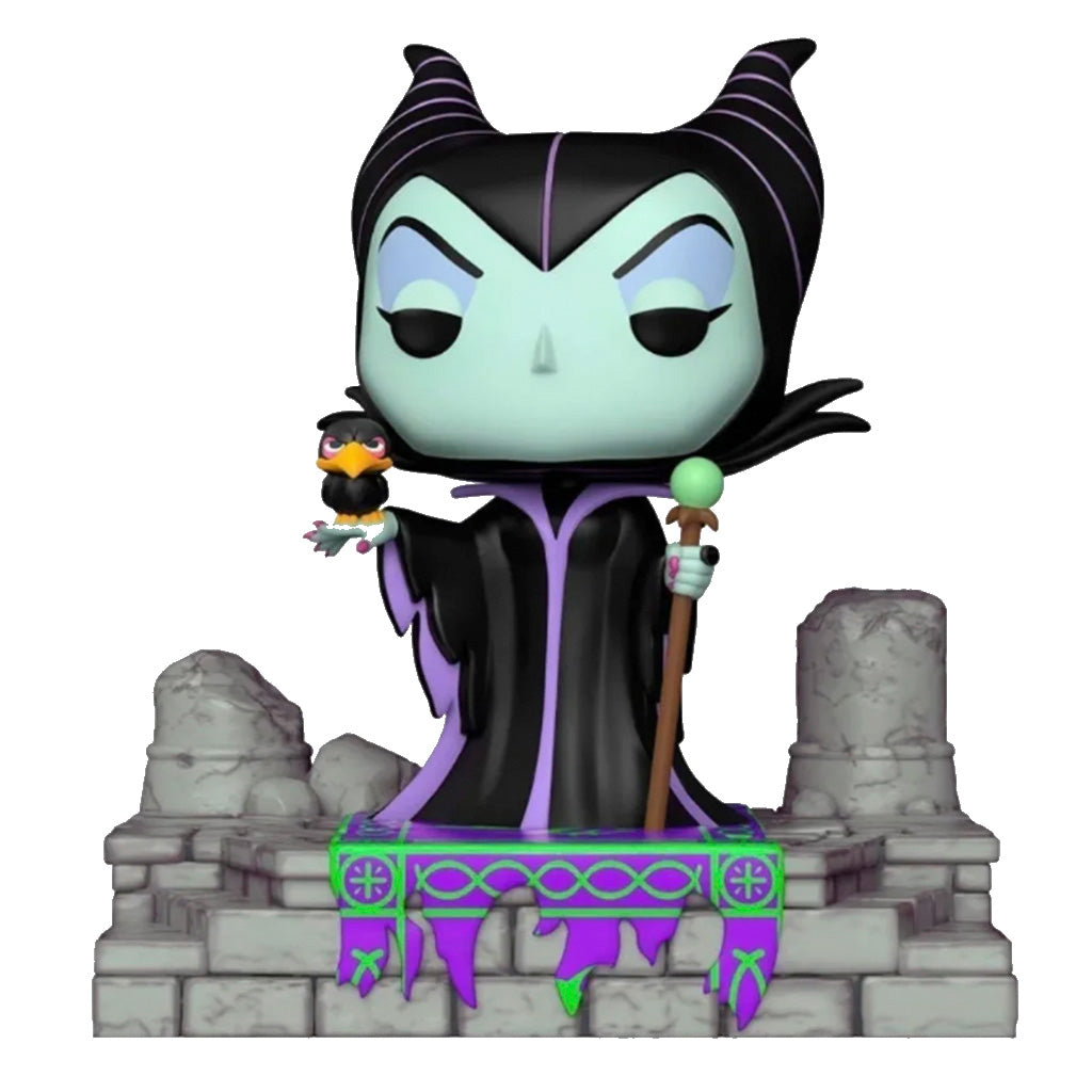 FUNKO POP DISNEY VILLAINS *DELUXE* MALEFICENT W/DIABLO *EX* 1206