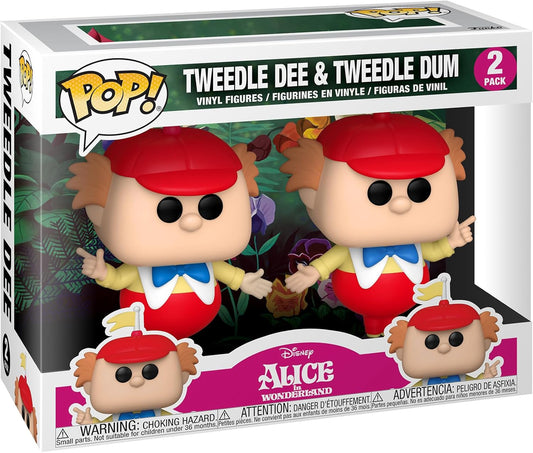 FUNKO POP DISNEY ALICE 70TH TWEEDLE & TWEEDLE DUM 2PACK 55738
