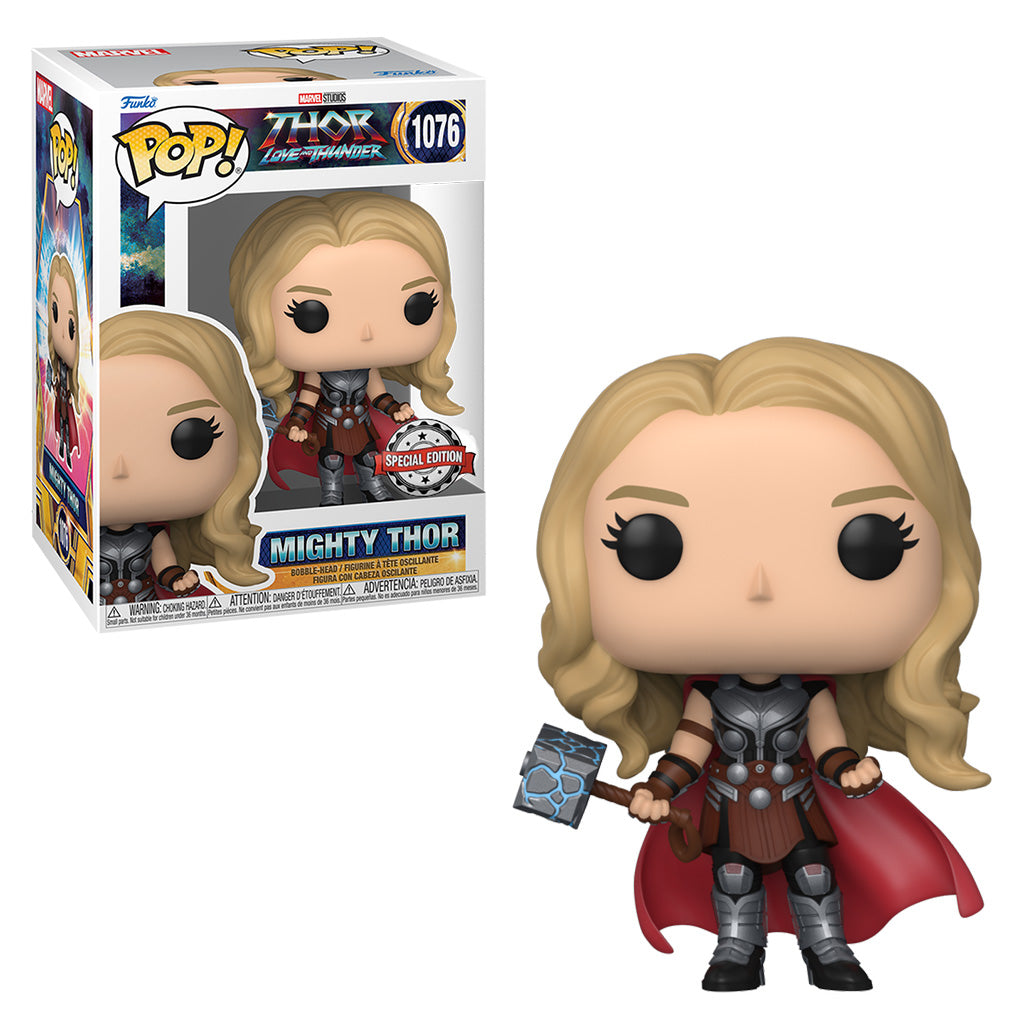 FUNKO POP MARVEL THOR: LOVE AND THUNDER EXCLUSIVE - MIGHTY THOR 1076
