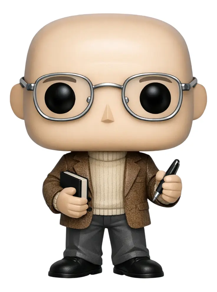 Michel Foucault Personalizado em 3D Estilo Pop