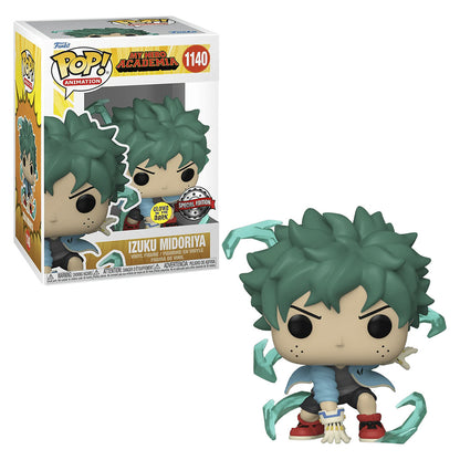 FUNKO POP MY HERO ACADEMIA IZUKU MIDORIYA DEKU W/GLOVES GLOW *EX* 1140