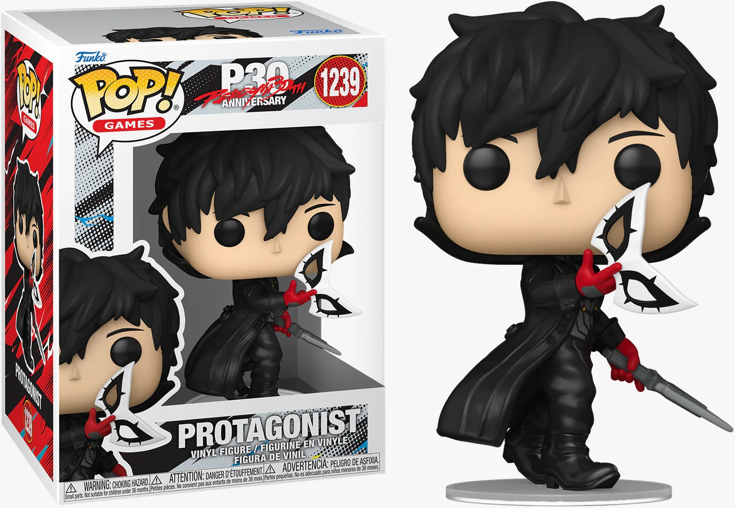 FUNKO POP PERSONA 30TH ANNIVERSARY - PROTAGONIST 1239