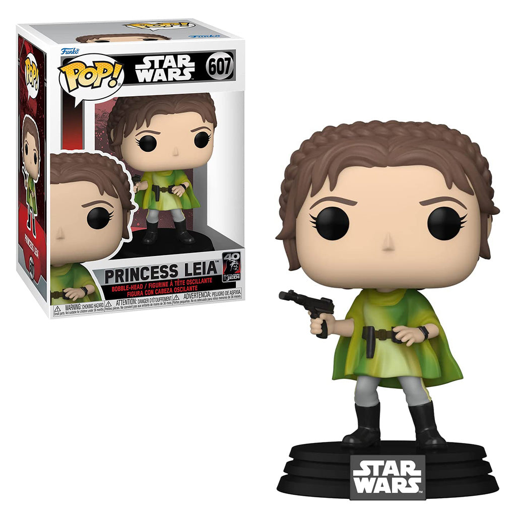 FUNKO POP STAR WARS: RETURN OF THE JEDI 40TH ANNIVERSARY - PRINCESS LEIA (BOUNTY HUNTER) 607