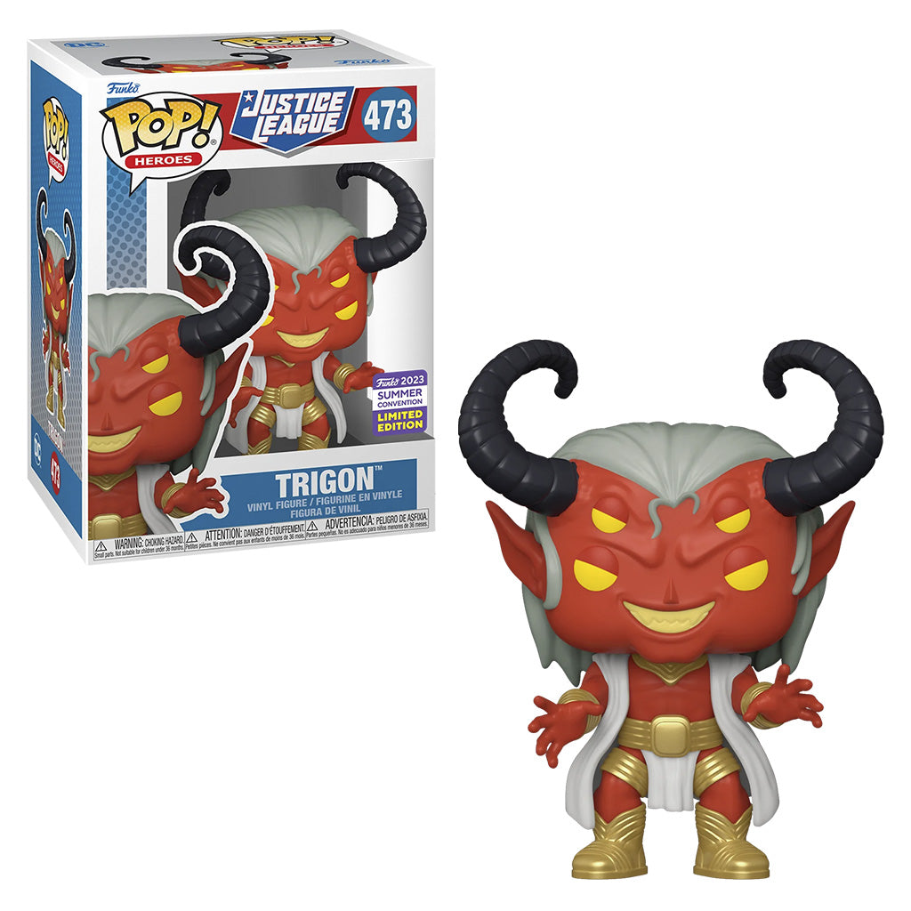 FUNKO POP HEROES JUSTICE LEAGUE SAN DIEGO COMIC CON - TRIGON 473