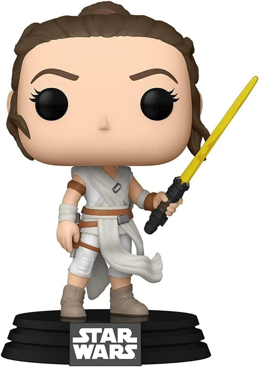FUNKO POP STAR WARS 9 REY LIGHTSABER YELLOW 432