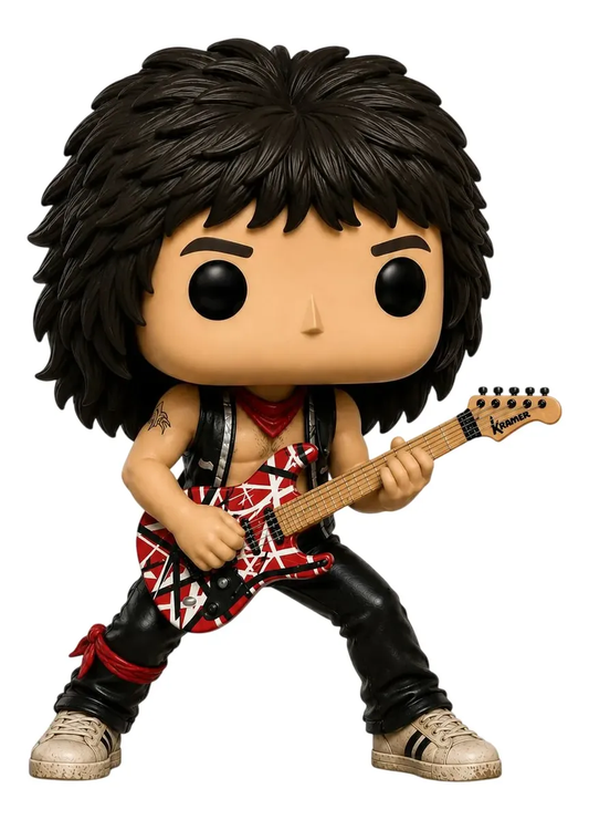 Eddie Van Halen Personalizado em 3D Estilo Pop