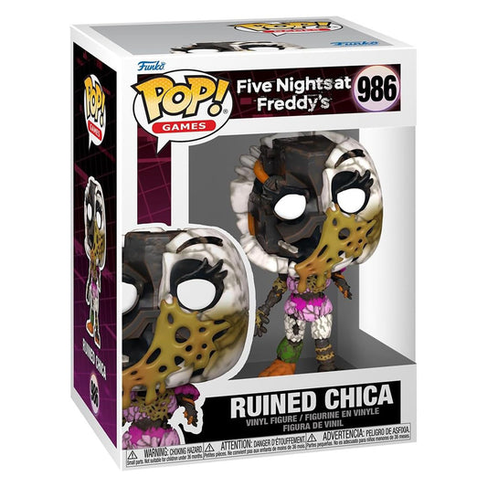 FUNKO POP FIVE NIGTHS FREDDY RUIN RUINED CHICA 986