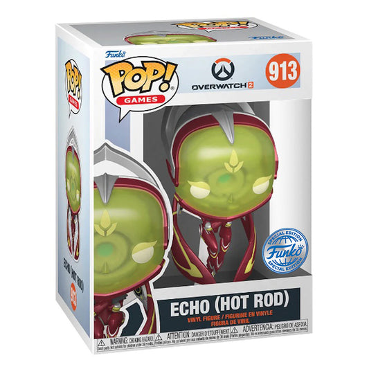 FUNKO POP OVERWATCH 2 ECHO HOT ROD *EX* 913