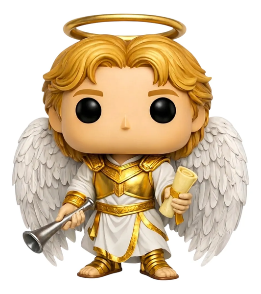 Arcanjo Gabriel Personalizado em 3D Estilo Pop