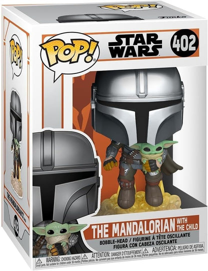 FUNKO POP STAR WARS THE MANDALORIAN - MANDALORIAN WITH THE CHILD 402