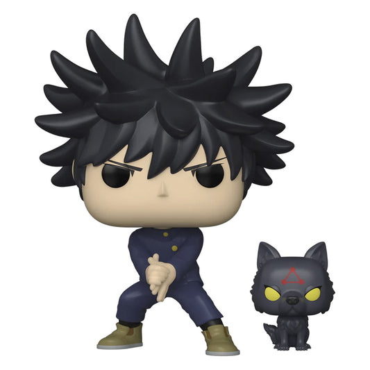 FUNKO POP JUJUTSU KAISEN MEGUMI FUSHIGURO WITH DIVINE DOG 1112