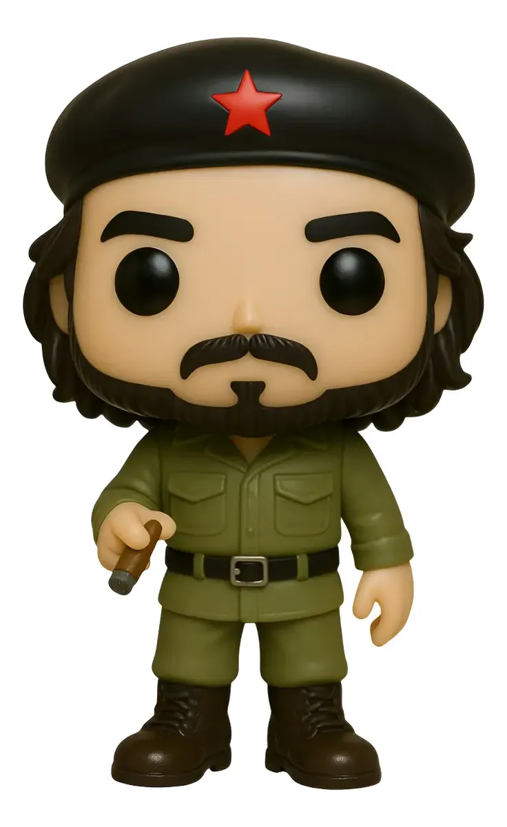 Che Guevara Boneco Personalizado em 3D Estilo Pop
