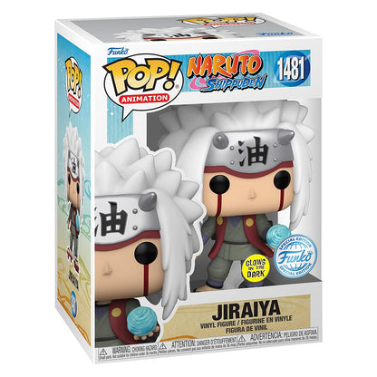 FUNKO POP NARUTO SHIPPUDEN JIRAIYA W/RASENGAN GLOW *EX* 1481