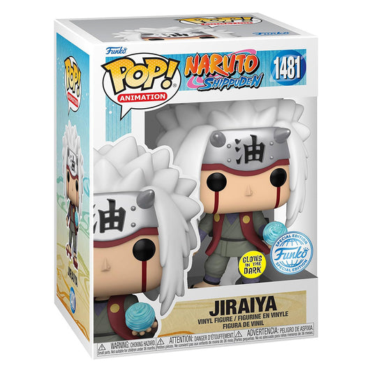 FUNKO POP NARUTO SHIPPUDEN JIRAIYA W/RASENGAN GLOW *EX* 1481