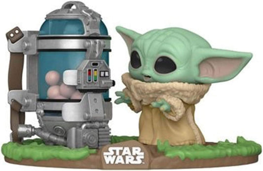 FUNKO POP STAR WARS THE MANDALORIAN - THE CHILD WITH EGG CANISTER 407 (DELUXE)