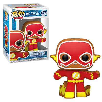 FUNKO POP HEROES DC HOLIDAY THE FLASH GINGERBREAD 447