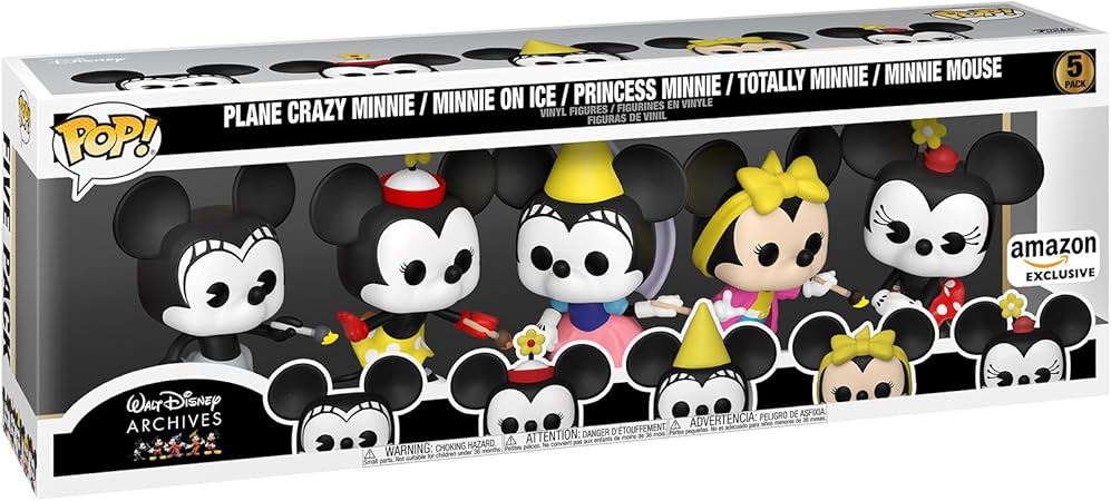 FUNKO POP DISNEY MINNIE MOUSE MINNIE 5PACK 58084