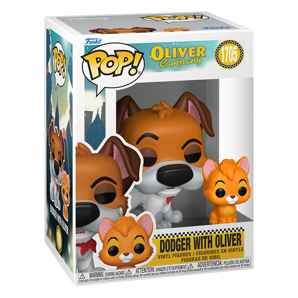 FUNKO POP DISNEY OLIVER & COMPANY - DODGER WITH OLIVER 1705