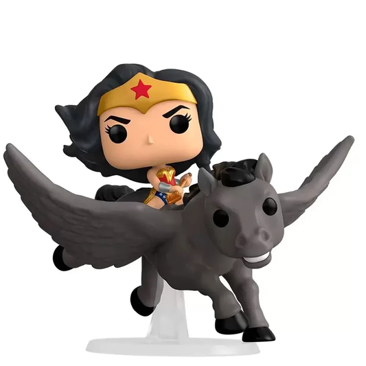 FUNKO POP HEROES WONDER WOMAN 80TH *RIDES* WONDER WOMAN ON PEGASUS 280