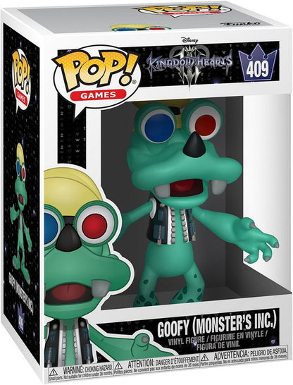 FUNKO POP KINGDOM HEARTS 3 GOOFY MONSTERS INC 409