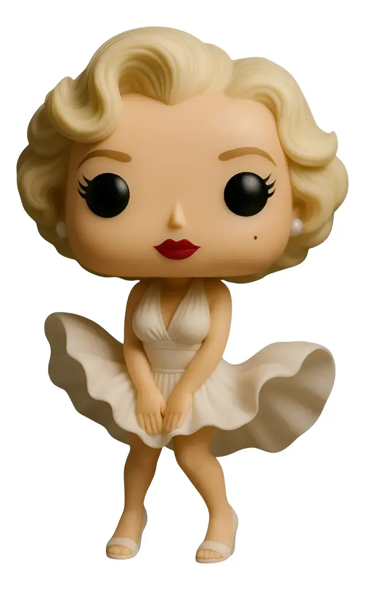 Marilyn Monroe Boneco Personalizado em 3D Estilo Pop
