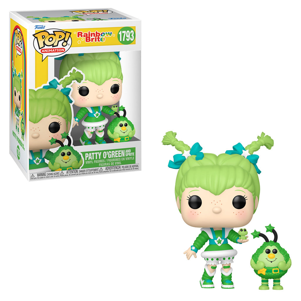 FUNKO POP RAINBOW BRITE PATTY O,GREEN AND SPRITE 1793