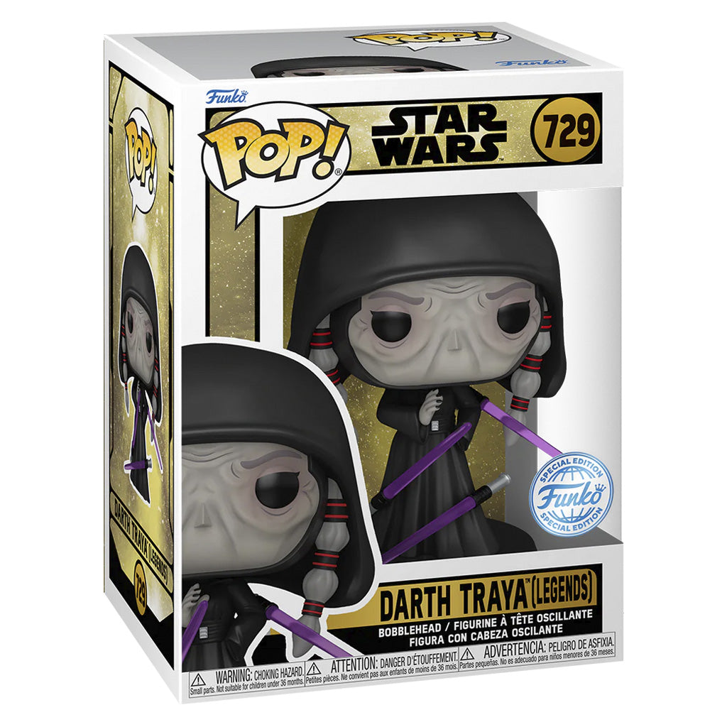 FUNKO POP STAR WARS GAMING GREATS EXCLUSIVE - DARTH TRAYA (LEGENDS) 729