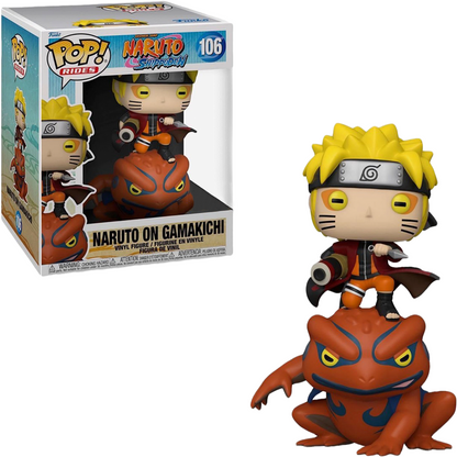 FUNKO POP NARUTO *RIDES* NARUTO ON GAMAKICHI *EX* 106