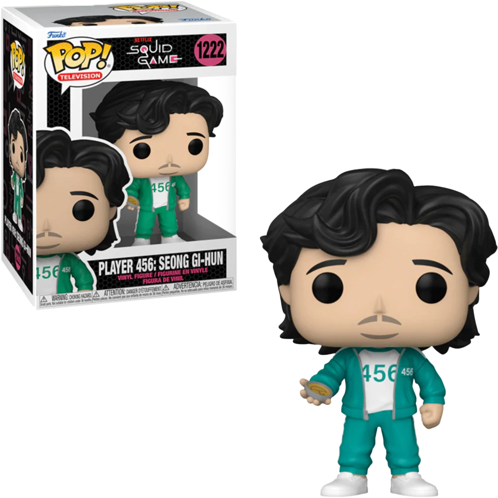 FUNKO POP SQUID GAME ROUND 6 PLAYER 456 SEONG GI-HUN 1222