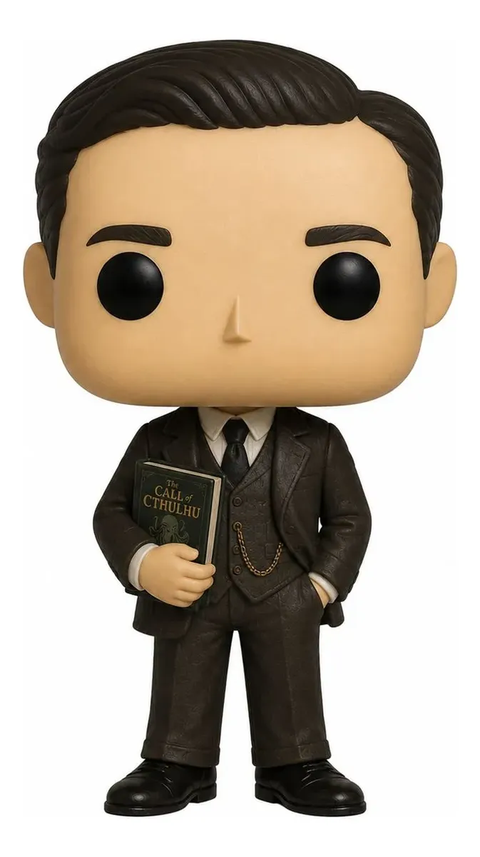 H. P. Lovecraft Personalizado em 3D Estilo Pop
