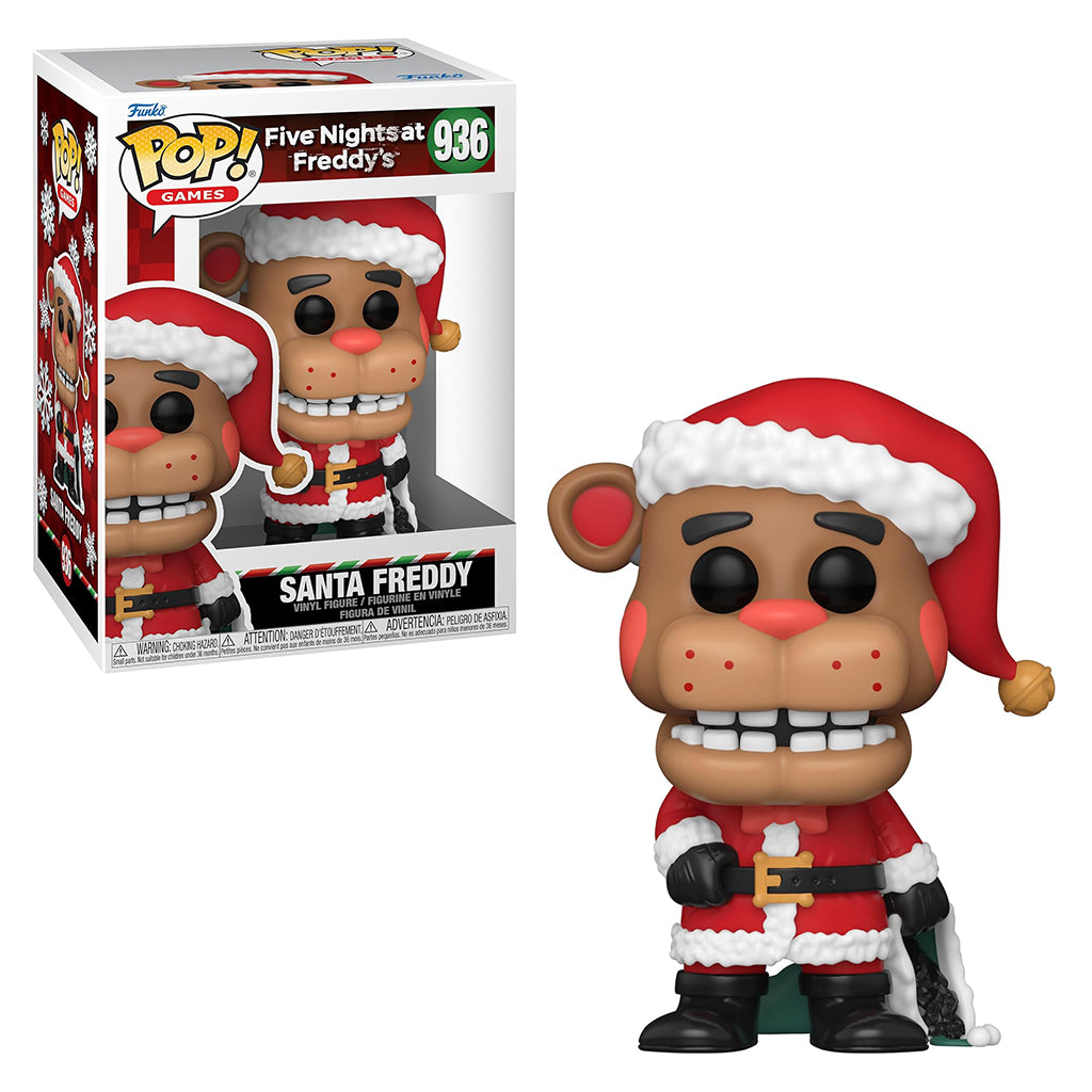 FUNKO POP GAMES FIVE NIGHTS AT FREDDY'S HOLIDAY SANTA FREDDY 936