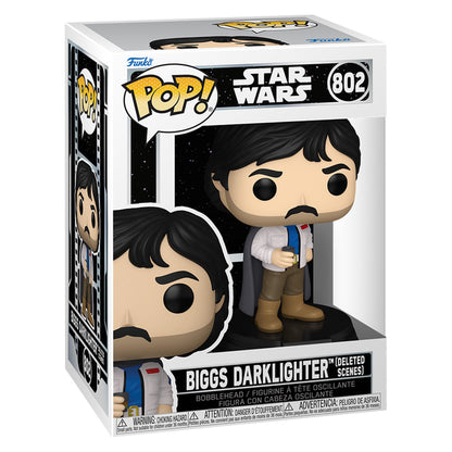 FUNKO POP STAR WARS - DELETED SCENES - BIGGS DARKLIGHTER 802