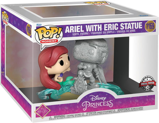 FUNKO POP DISNEY LITTLE MERMAID ARIEL WITH ERIC STATUE *EX* 1169