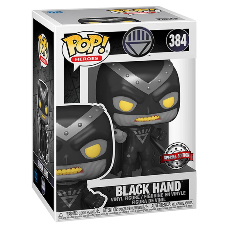 FUNKO POP DC GREEN LANTERN EXCLUSIVE - BLACK HAND 384
