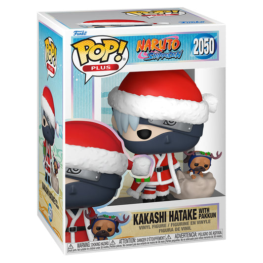 FUNKO POP NARUTO PLUS HOLIDAY KAKASHI HATAKE W/PAKKUN 2050