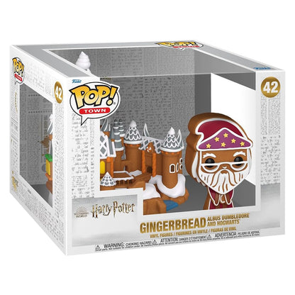 FUNKO POP TOWN HARRY POTTER - ALBUS DUMBLEDORE AND HOGWARTS GINGERBREAD 42