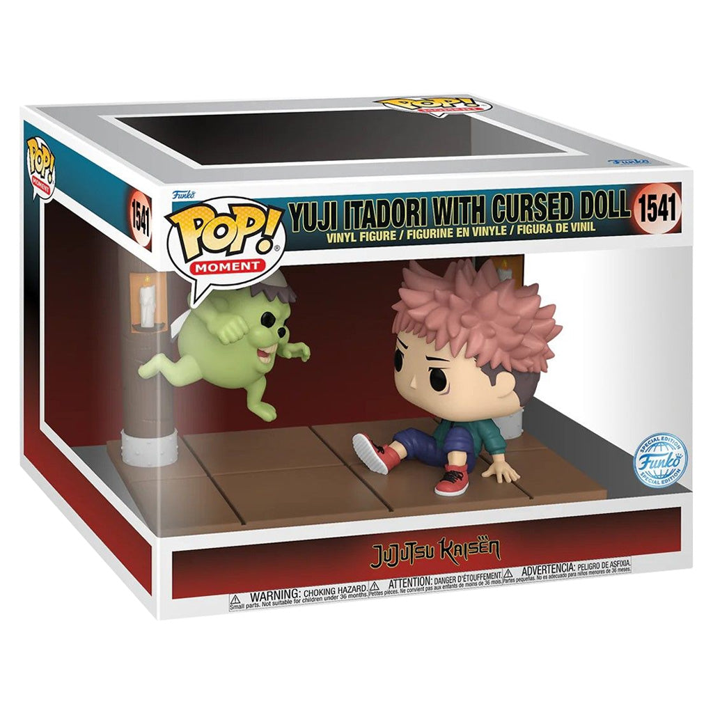 FUNKO POP JUJUTSU KAISEN *MOMENT* YUJI ITADORI W/CURSED DOLL 1541