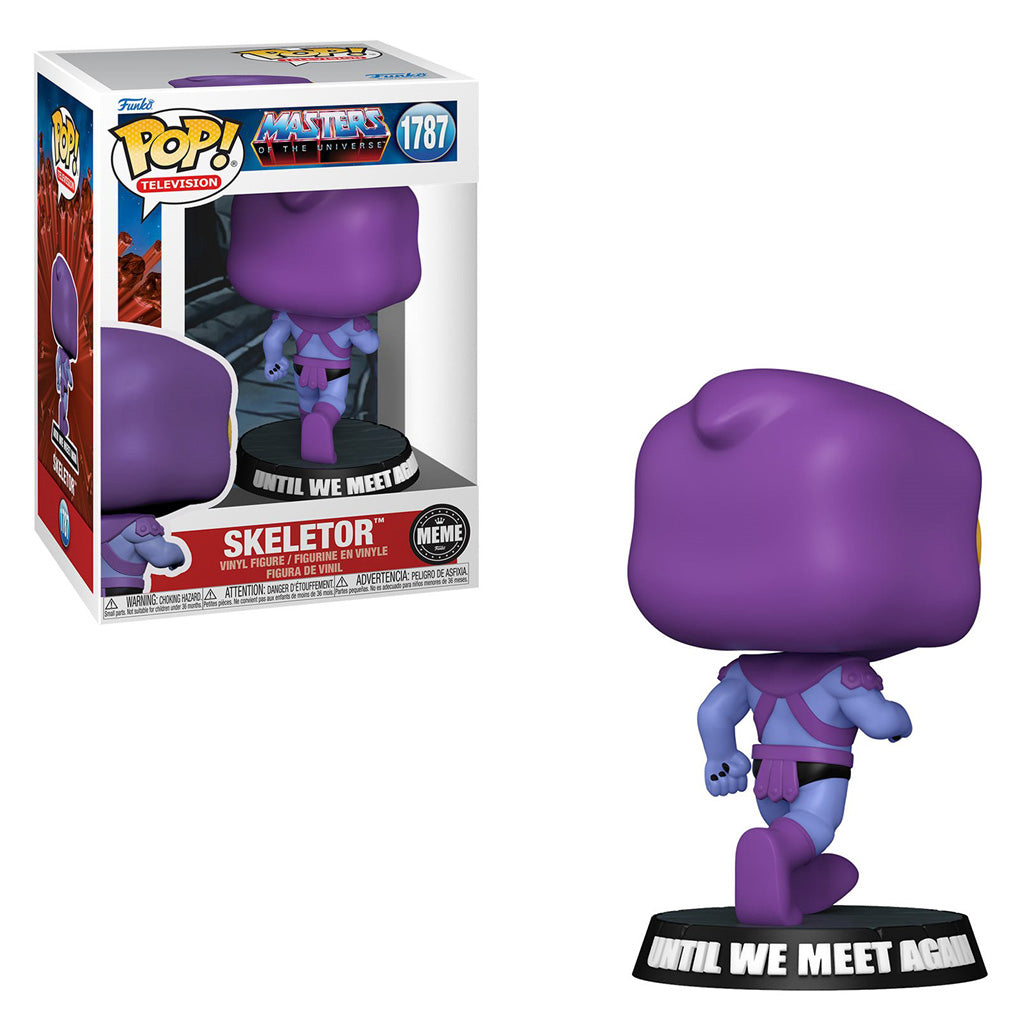 FUNKO POP TV MEME SKELETOR RUNNING AWAY 1787