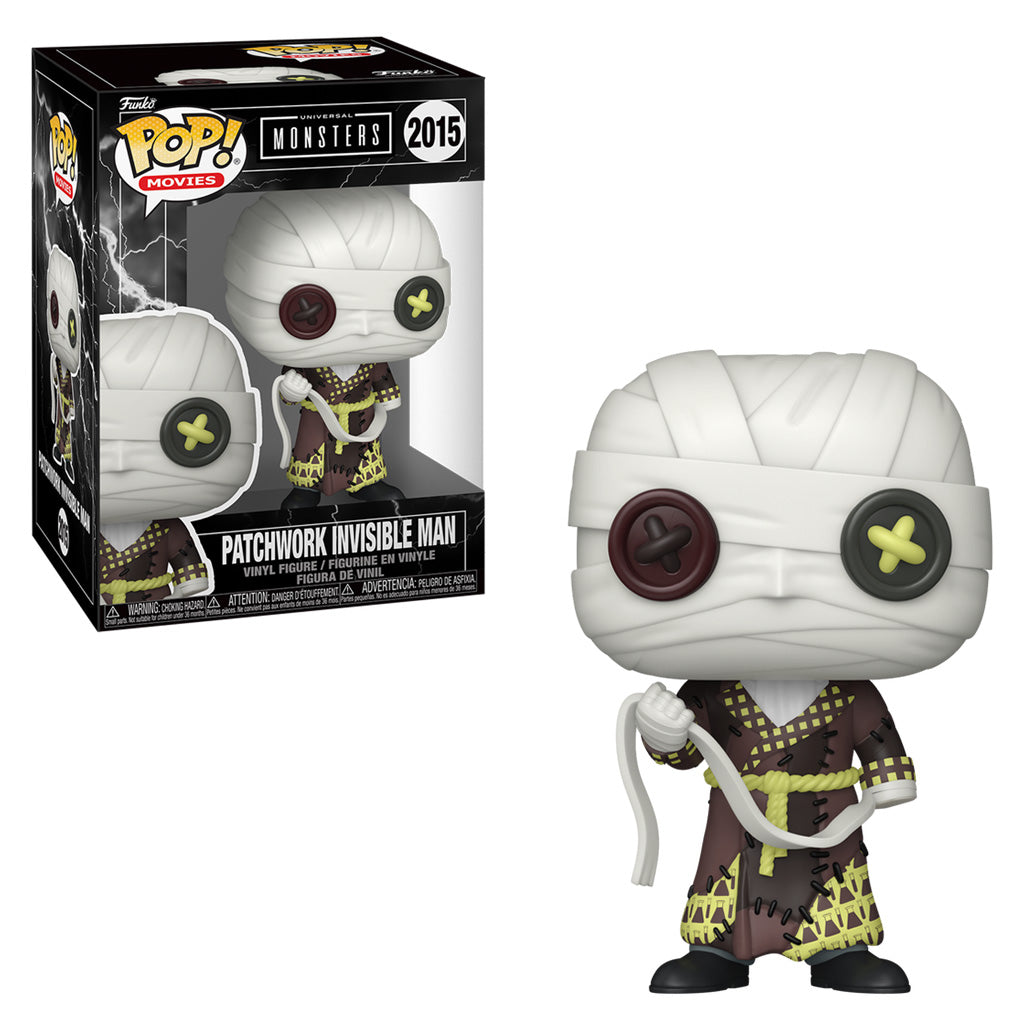FUNKO POP MOVIES UNIVERSAL MONSTERS - PATCHWORK INVISIBLE MAN 2015