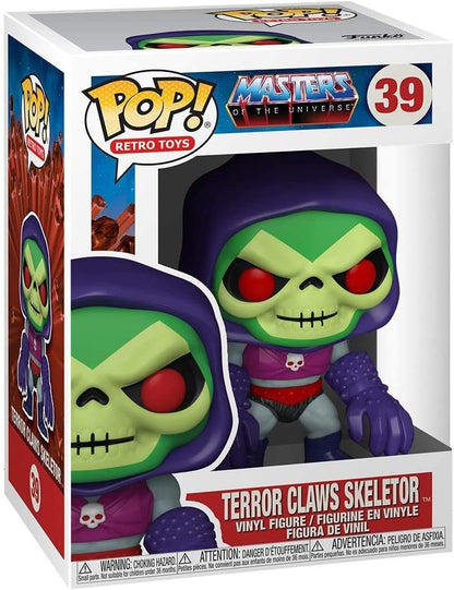 FUNKO POP TV MASTERS OF THE UNI.RETRO SKELETOR CLAWS TERROR 39