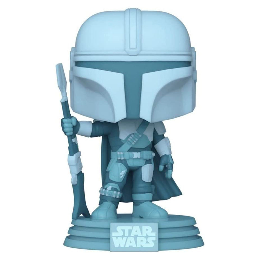 FUNKO POP STAR WARS THE MANDALORIAN EXCLUSIVE - MANDALORIAN (GLOWS IN THE DARK) 345